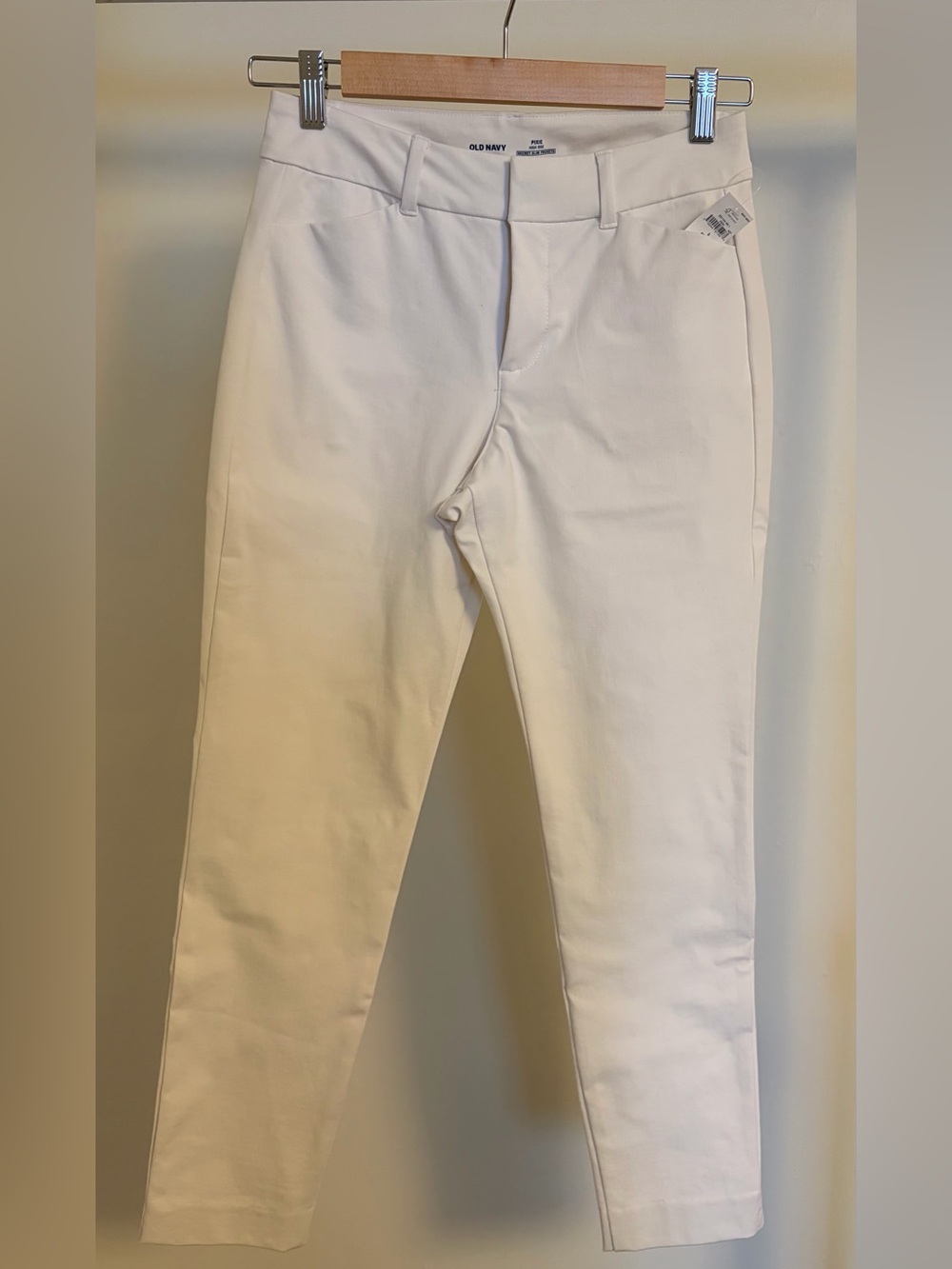 Old Navy Women’s Pixie Slim Stretch Pants - White NWT